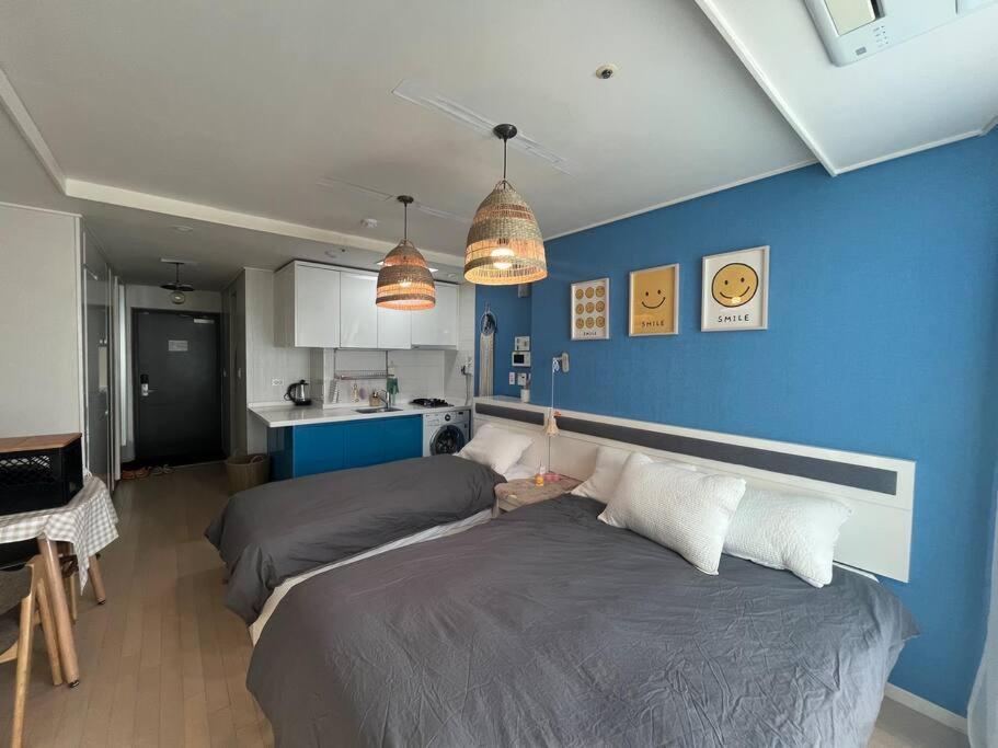 Haeundae Beach Stay #2Min Walk #2Beds Busan Eksteriør bilde
