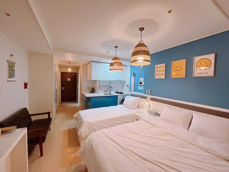 Haeundae Beach Stay #2Min Walk #2Beds Busan Eksteriør bilde