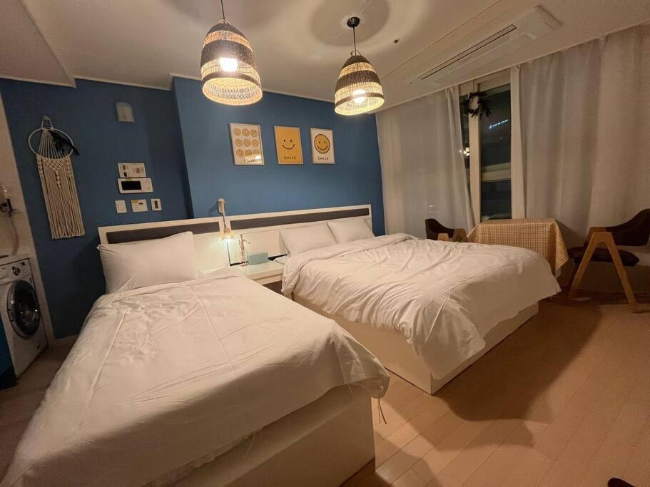 Haeundae Beach Stay #2Min Walk #2Beds Busan Eksteriør bilde